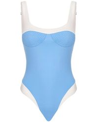Noire Swimwear - Adele Square-Neck Swimsuit - Lyst