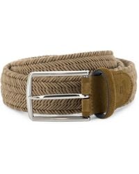 BOGGI - Woven Stretch Viscose Blend Belt - Lyst