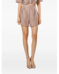 Mia Peculiar - Tailored Linen Shorts - Lyst