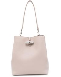 Longchamp - Medium Le Roseau Shoulder Bag - Lyst