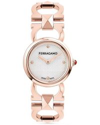 Ferragamo - Double Gancini Stud 25mm 腕時計 - Lyst