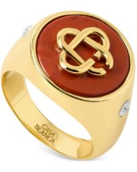 CASABLANCA - Jasper Signet Ring - Lyst