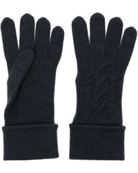 N.Peal Cashmere - Cable-knit Cashmere Gloves - Lyst