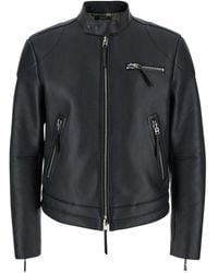 Tom Ford - Chaqueta Biker De Piel - Lyst