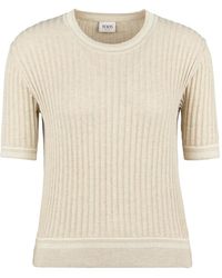 Tod's - Ribbed-Knit Top - Lyst