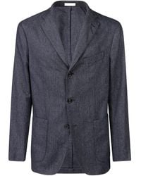 Boglioli - Mélange-Effect Blazer - Lyst