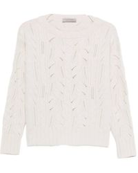 D.exterior - Cable-Knit Sweater - Lyst
