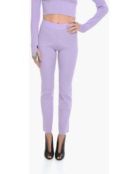 Herskind - Ribbed-Knit Legging Trousers - Lyst