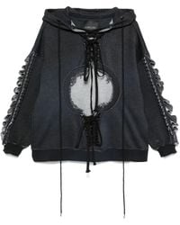 Loulou - Hoodie mit Cut-Out - Lyst