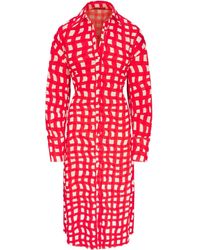 Simon Miller - Gingham Midi Dress - Lyst