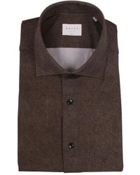 Xacus - Cutaway-Collar Shirt - Lyst