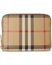 Burberry - Neutrals Wallets & Purses - Lyst
