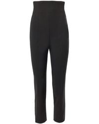 Carolina Herrera - High-Waisted Capri Trousers - Lyst