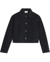 Maison Kitsuné - Pocket Button Cotton Denim Jacket - Lyst