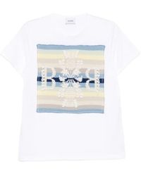 Barrie - Cashmere Patch Logo T-Shirt - Lyst