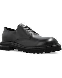 Giorgio Armani - Lace-Up Chunky Derby Shoes - Lyst