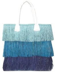Sensi Studio - Fringed Three-Tone Tote Bag - Lyst