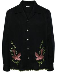 Bode - Rosefinch Embroidered Shirt - Lyst