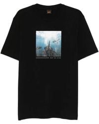 BOSS - T-Shirt À Imprimé Graphique - Lyst