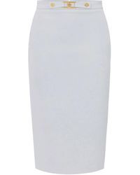 Elisabetta Franchi - バックル ペンシルスカート - Lyst