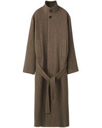 Lemaire - Belted Long Coat - Lyst
