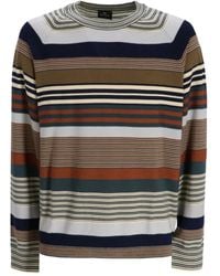 Paul Smith - Maglione Girocollo A Righe - Lyst