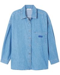American Vintage - Izeway Blouse Met Zak En Lange Mouwen - Lyst