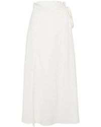 Voz - Jupe Portefeuille À Taille Haute - Lyst