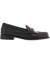 Ferragamo - Moccasins With Gancini Ornament - Lyst