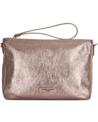 Gianni Chiarini - Top-Zip Wrist-Strap Clutch Bag - Lyst