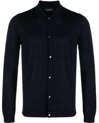 Ballantyne - Long-sleeve Fine-knit Wool Shirt - Lyst