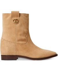 Twinset - Suede Ankle Boots - Lyst