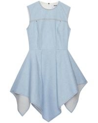 MSGM - Robe Sans Manches À Coutures Apparentes - Lyst