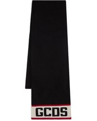 Gcds - Logo Knitted Scarf - Lyst