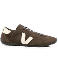 Veja - Cateyes Logo-Patch Suede Sneakers - Lyst