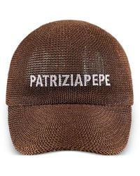 Patrizia Pepe - Woven Baseball Cap Hat - Lyst