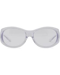 Courreges - Hybrid 01 Oval-Frame Sunglasses - Lyst