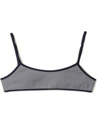 Miu Miu - Haut De Bikini À Design Bicolore - Lyst