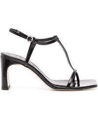 Aeyde - Hilma 80mm Leather Sandals - Lyst