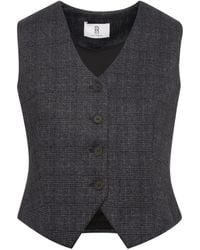Fracomina - Prince Of Wales Check-Pattern Waistcoat - Lyst