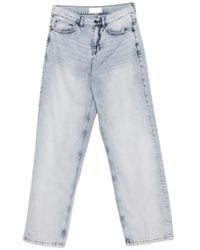 Les Deux - Roi Acid-Wash Wide-Leg Jeans - Lyst