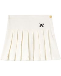 Palm Angels - Minifalda con monograma bordado - Lyst
