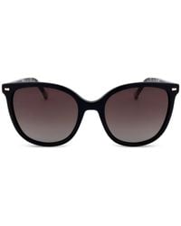 Carolina Herrera - Tortoiseshell-Effect Cat-Eye Sunglasses - Lyst