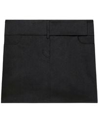 Courreges - Belted Mini Skirt - Lyst
