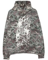 THUG CLUB - Skull-Print Camouflage Hoodie - Lyst