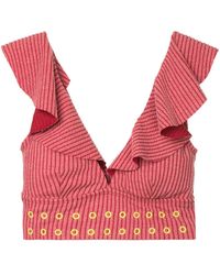 Duskii - Sunrise Ruffled Bikini Top - Lyst