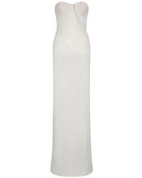 Blumarine - Strapless Maxi Dress - Lyst