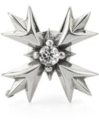 Emanuele Bicocchi - Crest Crystal-Embellished Earring - Lyst