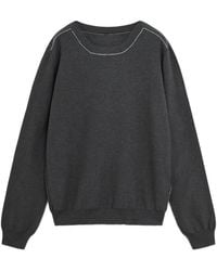 MM6 by Maison Margiela - Crew Neck Long-Sleeve Sweater - Lyst