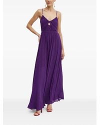Morgan - Cut-Out Detail Maxi Dress - Lyst